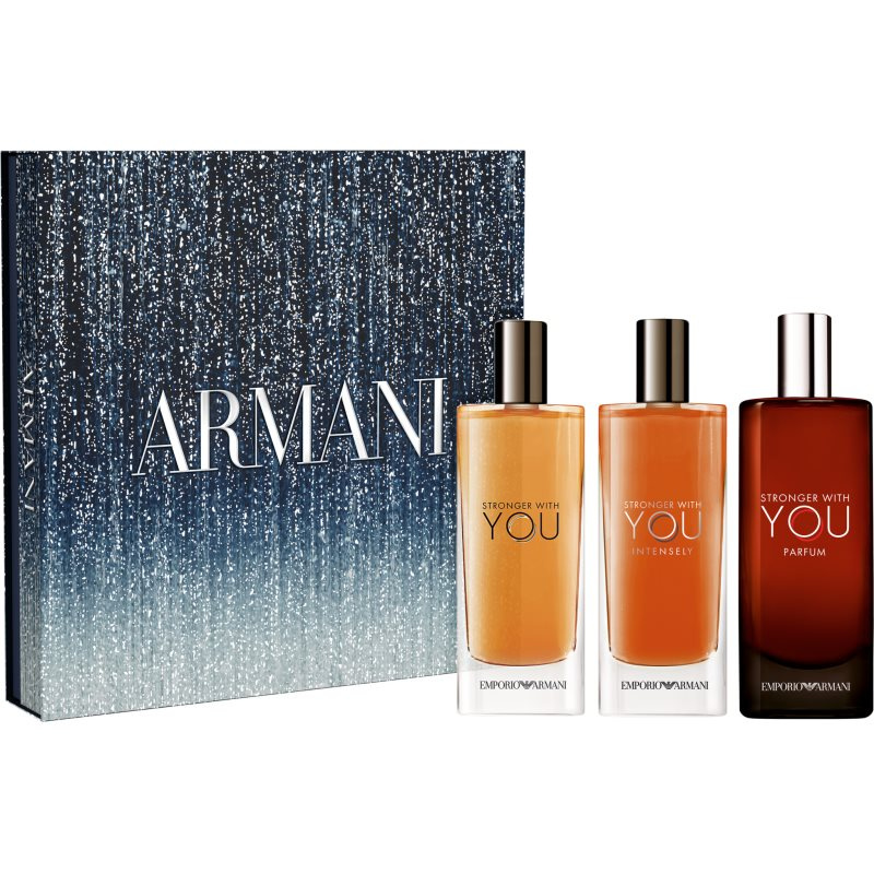 Armani Emporio Stronger With You Trio sada pro muže