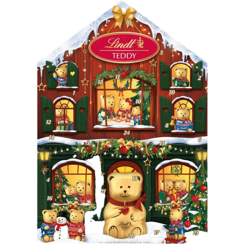 Lindt Kalendář adventní Teddy House