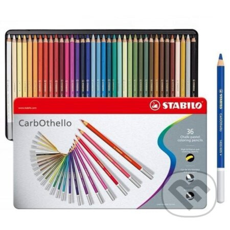 Pastely STABILO CarbOthello (sada 36 ks v kovovom puzdre)
