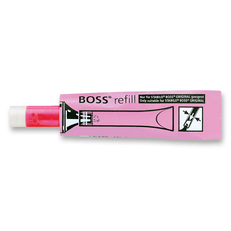 STABILO BOSS ORIGINAL Refill - náhradní náplň pro zvýrazňovač - růžová