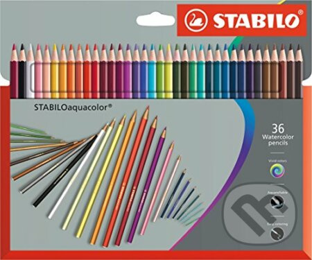 STABILO aquacolor (36 kusov v kartónovom púzdro) (36 kusov v kartónovom púzdre)