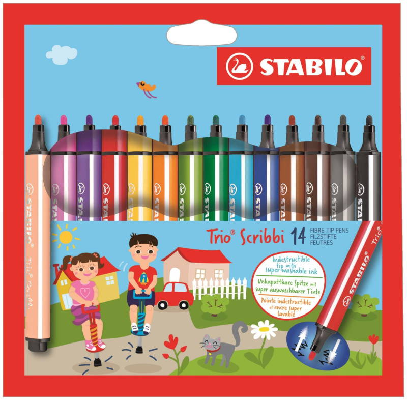 Stabilo Trio Scribbi 368/14 14 ks