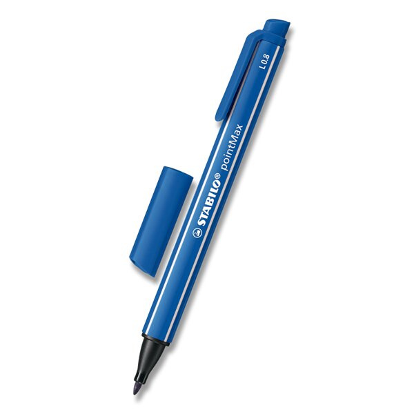 Liner Stabilo PointMax 488, 0,8 mm modrý
