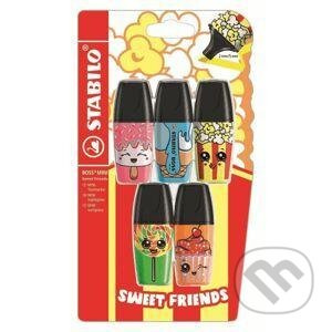 Zvýrazňovač STABILO BOSS MINI Sweet Friends, sada (5 ks)
