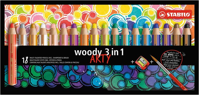 STABILO woody 3 in 1 (18 kusov)