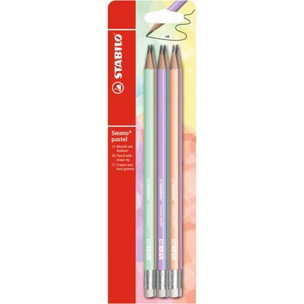 STABILO Swano Pastel Tužka grafitová různé barvy 6 ks