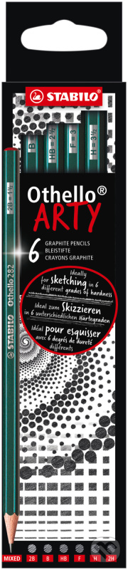 STABILO Othello - ARTY - balenie 6 ks - tvrdá tvrdosť