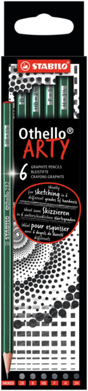 STABILO Othello - ARTY - balenie 6 ks - zmiešaná tvrdosť