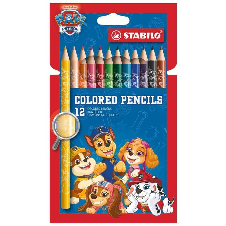 Pastelka - STABILO PAW Patrol - 12 ks sada - s potisky PAW Patrol