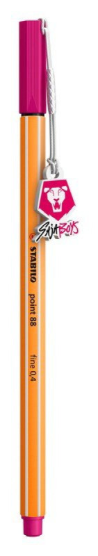 Jemný liner - STABILO point 88 KPop Demon Hunters - SAJA BOYS Logo růžová