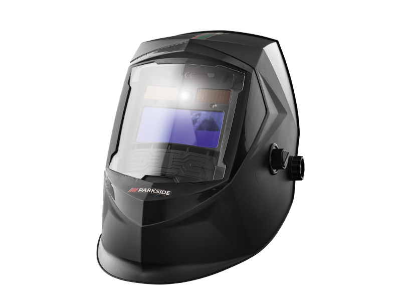 Parkside® Automatická svářečská kukla „Pshl 2 D1“ s integrovaným LED (černá)