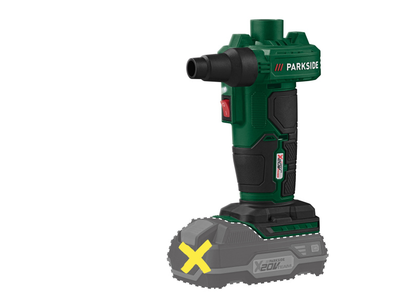 Parkside® Aku pumpa Palp 20-Li B2 / Aku kompressor PAK 20-Li B2 – bez akumulátoru a nabíječky (aku pumpa )