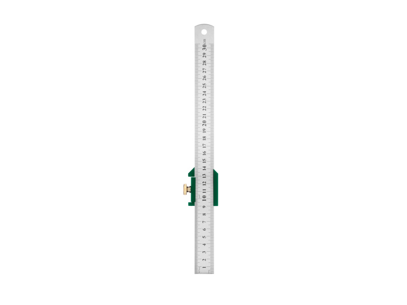 Parkside® Posuvné měřítko / Pomůcka pro vrtání (pravítko s dorazem, 30 cm)