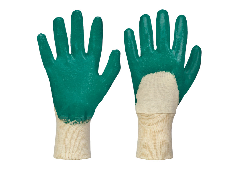 Parkside® Dámské / Pánské zahradní rukavice (nitril/bílá/zelená, 7)