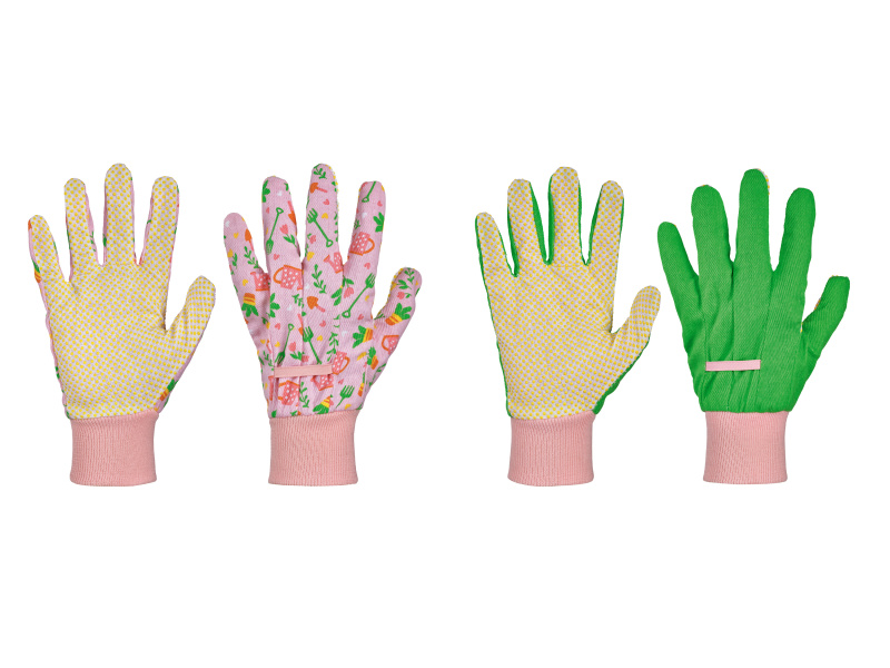Parkside® Zahradní rukavice, 2 páry (zelená/růžová, 8)