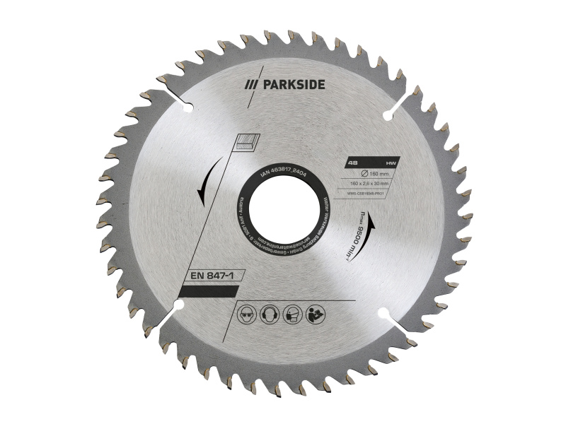 Parkside® Pilový kotouč, 160 mm (160 mm dřevo 48 zubů)