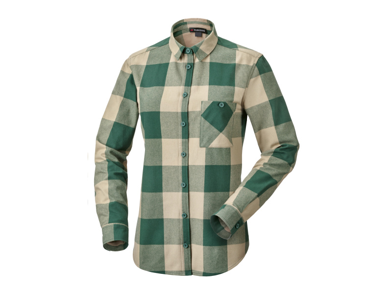 Parkside® Dámská flanelová košile (zelená/béžová, 46)