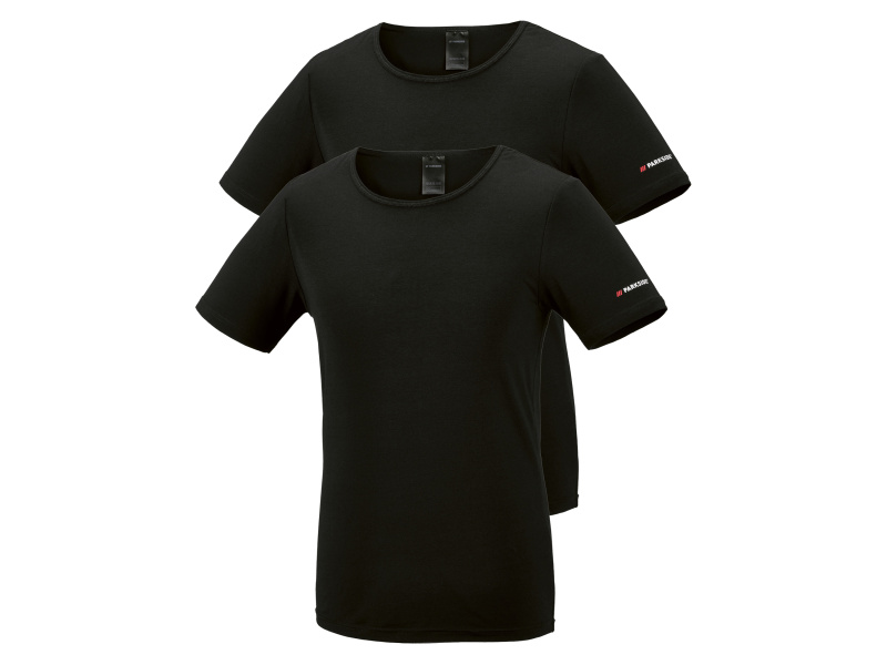 Parkside® Pánské spodní triko, 2 kusy (černá, 6/L)