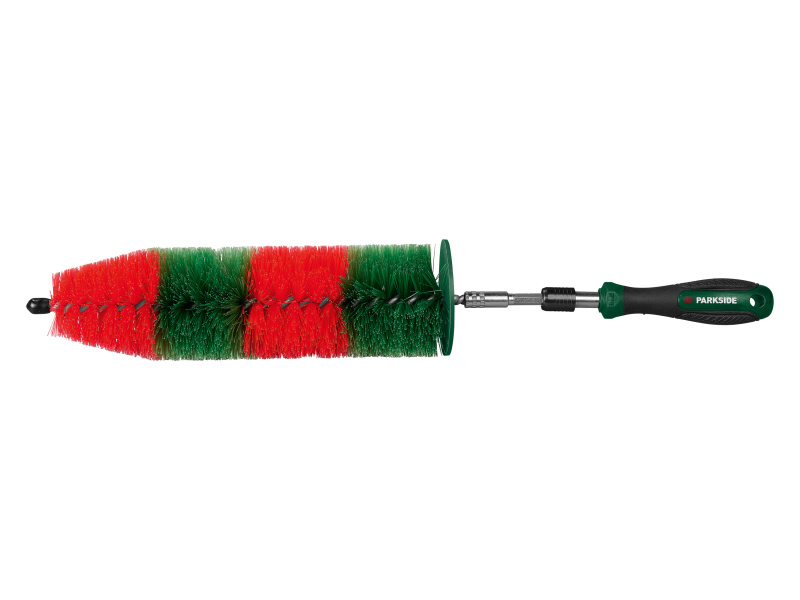 Parkside® Kartáč na čištění auta / Lešticí nástavce (kartáč na kola a disky)