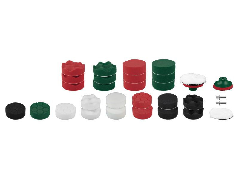 Parkside® Kartáč na čištění auta / Lešticí nástavce (lešticí sada, 31dílná)