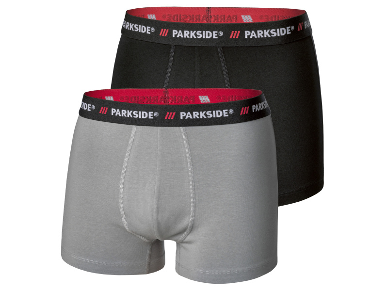 Parkside® Pánské boxerky, 2 kusy (černá/šedá, 7/Xl)