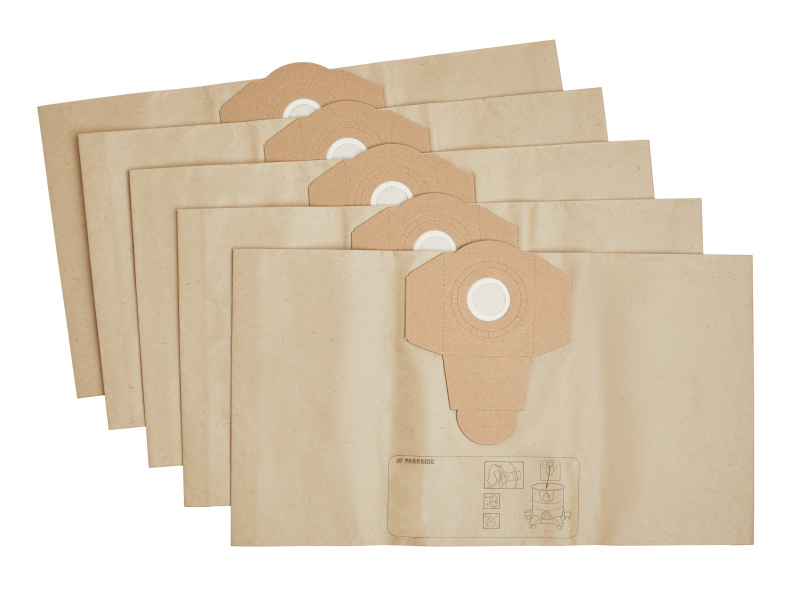 Parkside® Filtrační sáčky PFT 20 A1 / Filtrační sáčky z netkané textilie Pvft 20 A1 (filtrační sáčky PFT 20)