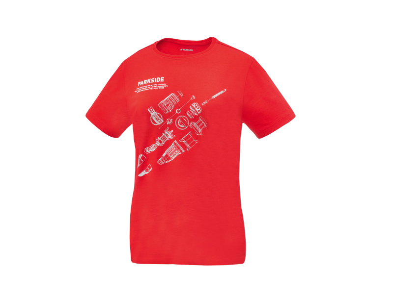 Parkside® Dámské triko s BIO bavlnou (červená, M(40/42))
