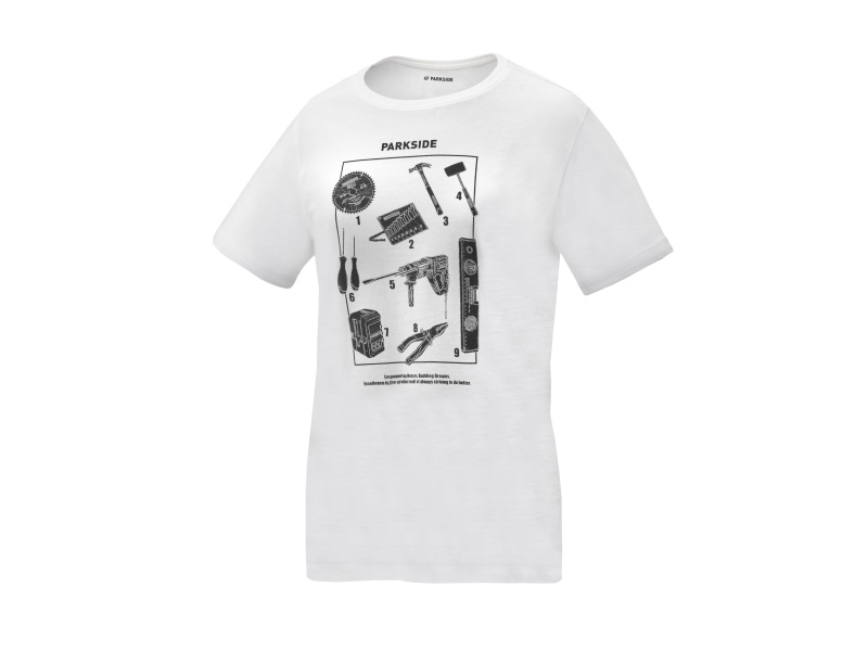 Parkside® Dámské triko s BIO bavlnou (bílá, Xl(48/50))