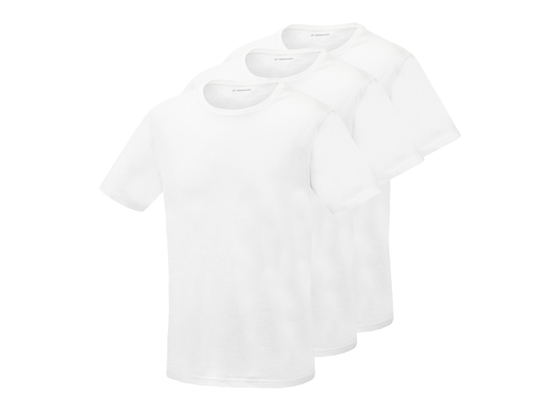 Parkside® Pánské triko, 3 kusy (bílá, S (44/46))