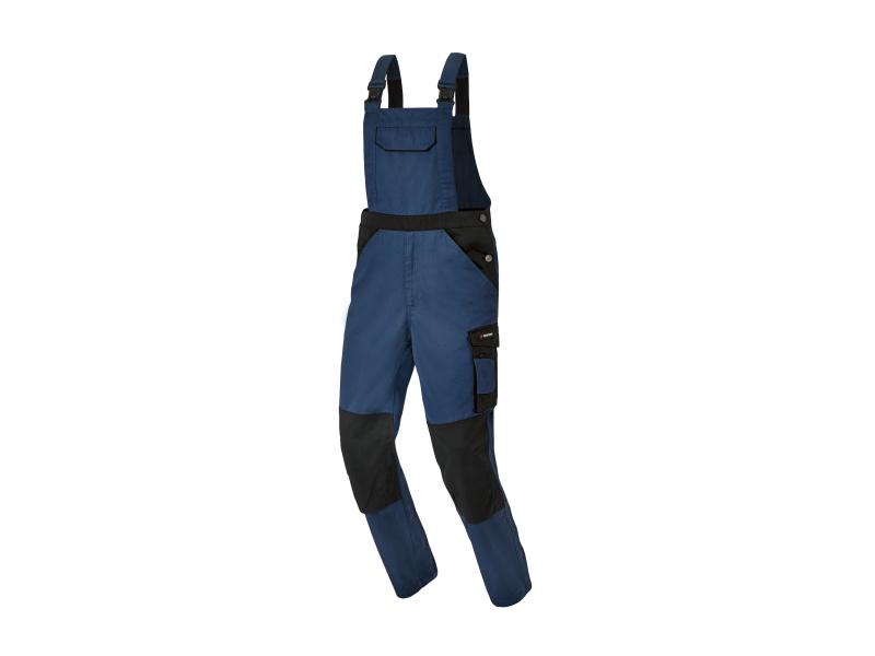 Parkside® Pánské pracovní kalhoty s laclem (modrá, 54)