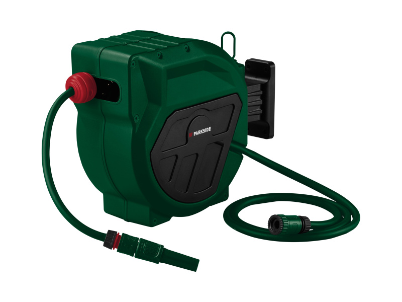 Parkside® Nástěnný naviják s hadicí, 20 m