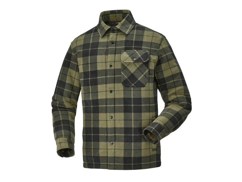 Parkside® Pánský flanelový overshirt (khaki, L (52/54))