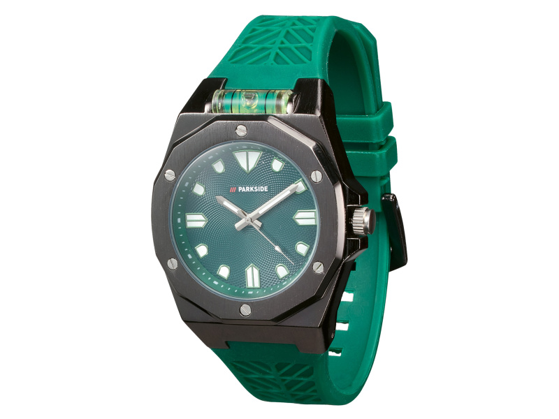 Parkside® Náramkové hodinky (vodováha, zelená)