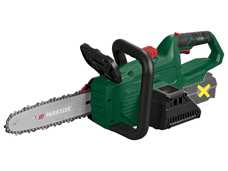 Parkside® Aku řetězová pila Paks 20-Li E5 – bez akumulátoru a nabíječky