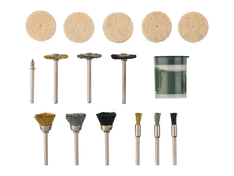 Parkside® Příslušenství k multibrusce (sada brusných kartáčů a lešticích kotoučů Pdbps 16 A1)