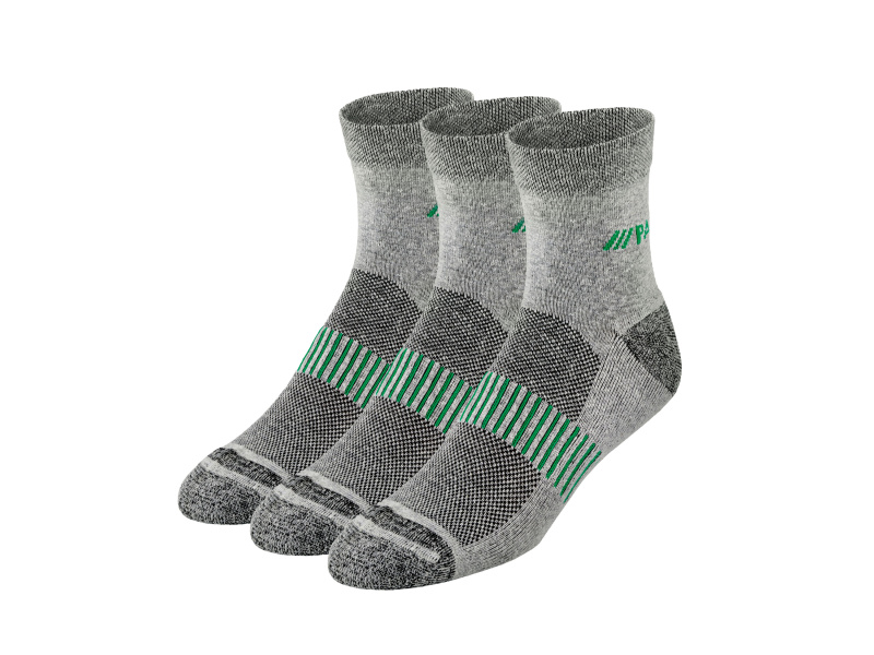 Parkside® Pánské pracovní ponožky, 3 páry (šedá, 43/46)