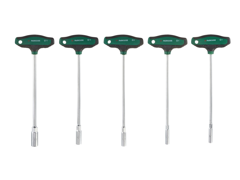 Parkside® Sada nástrčných klíčů / Sada dlouhých šroubováků (Sada nástrčných klíčů s T-rukojetí)