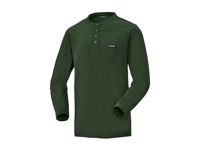 Parkside® Pánské triko s dlouhými rukávy (zelená, M (48/50))