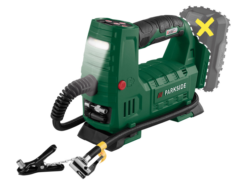 Parkside® Aku kompresor Pakt 20-Li A1 – bez akumulátoru a nabíječky