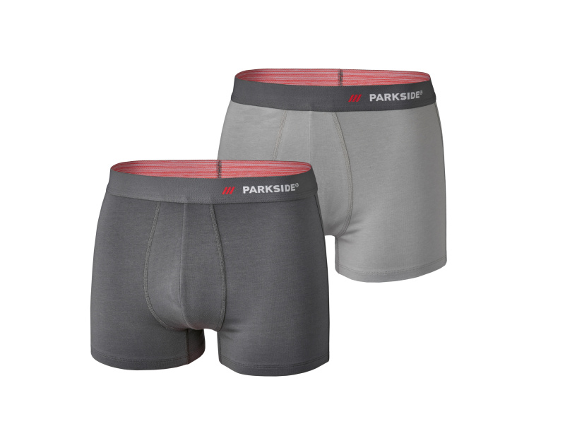 Parkside® Pánské boxerky, 2 kusy (šedá / světle šedá, 6/L)