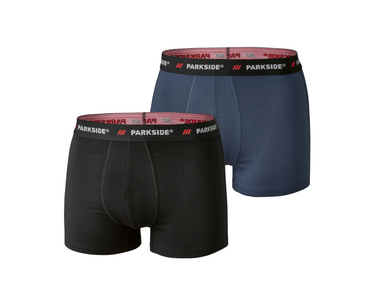 Parkside® Pánské boxerky, 2 kusy (černá / navy modrá, 8/Xxl)