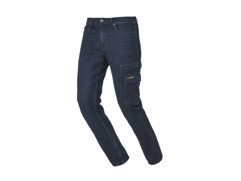 Parkside® Pánské džínové pracovní kalhoty (navy modrá, 48)