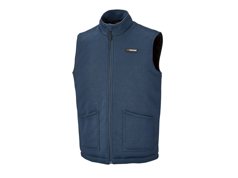 Parkside® Pánská vesta z pleteného fleecu (navy modrá, M (48/50))