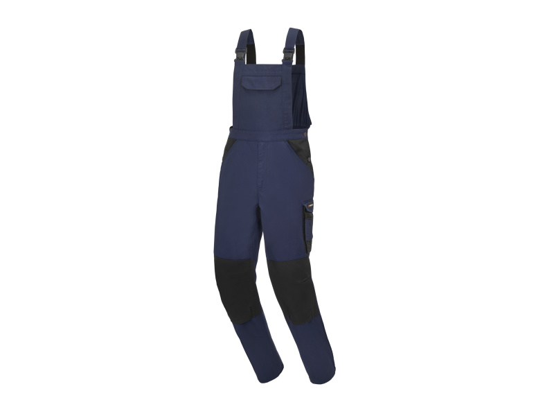 Parkside® Pánské zateplené pracovní kalhoty s laclem (tmavě modrá, 52)