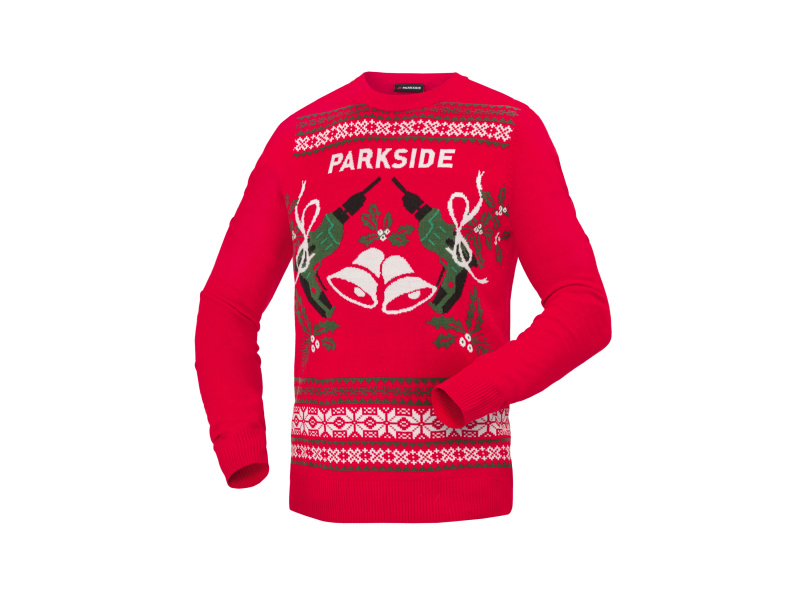 Parkside® Pánský vánoční svetr (červená, XL (56/58))