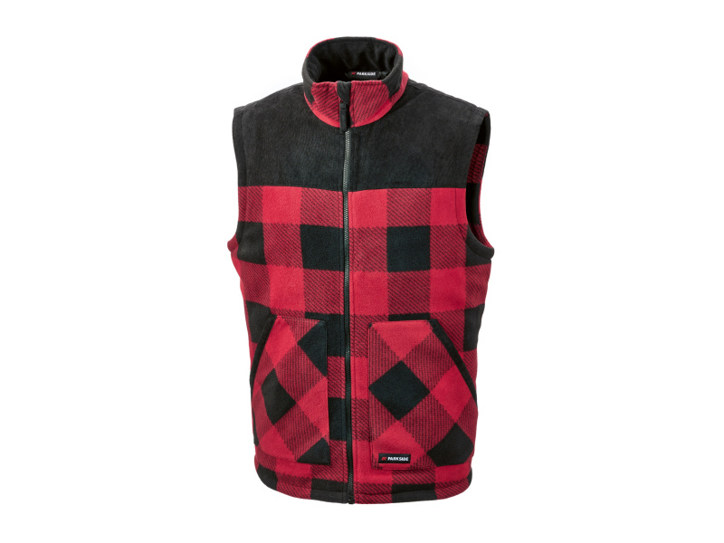 Parkside® Pánská fleecová vesta (červená, L (52/54))