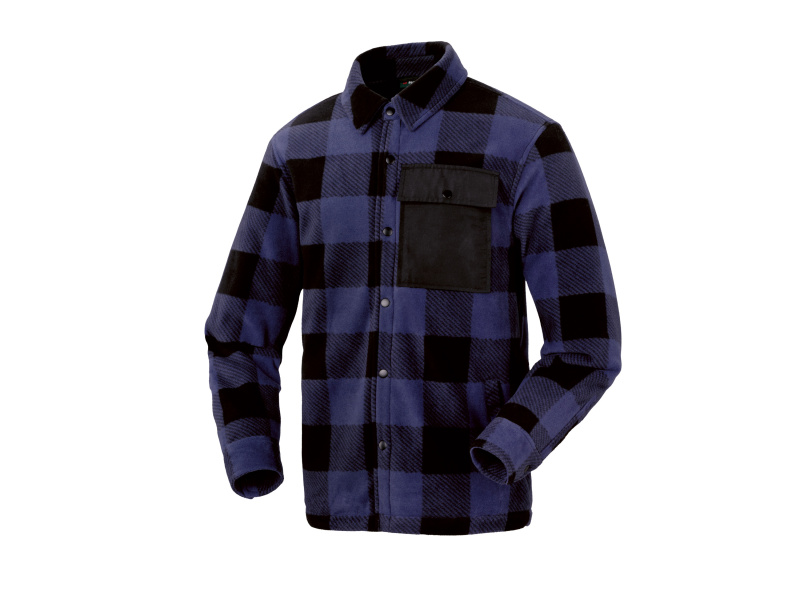 Parkside® Pánský flanelový overshirt (modrá, M (48/50))
