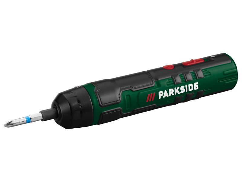 Parkside® Sada s aku šroubovákem Pass 4 A1– včetně akumulátoru bez nabíječky
