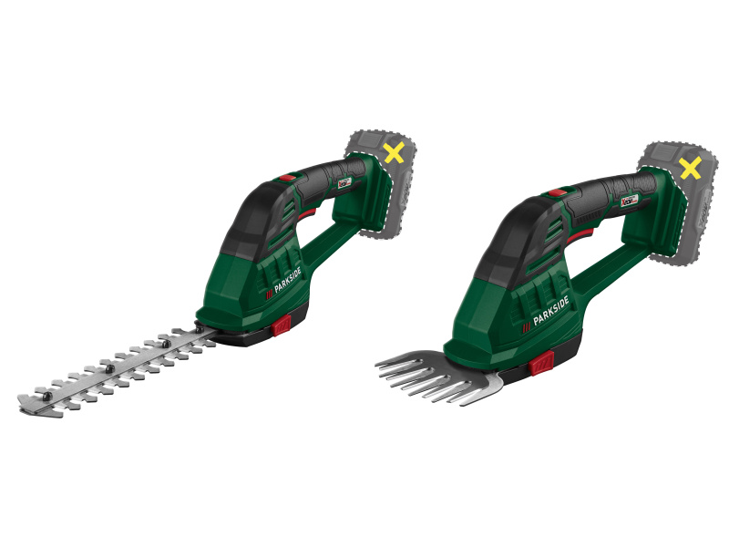 Parkside® Aku nůžky na trávník a živý plot Pags 20-Li A1 – bez akumulátoru a nabíječky