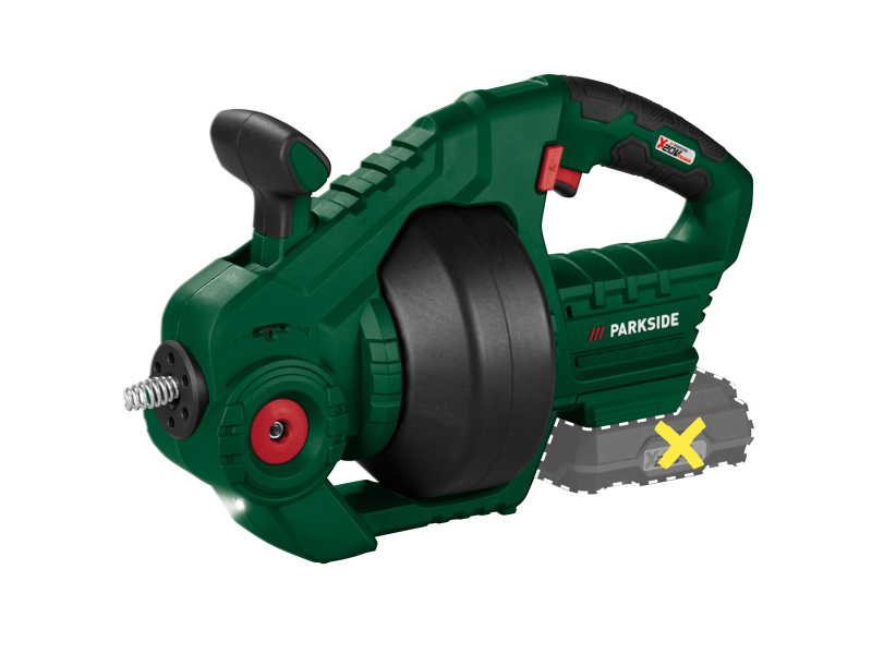Parkside® Aku čistič potrubí Parrw 20-Li A1 – bez akumulátoru a nabíječky